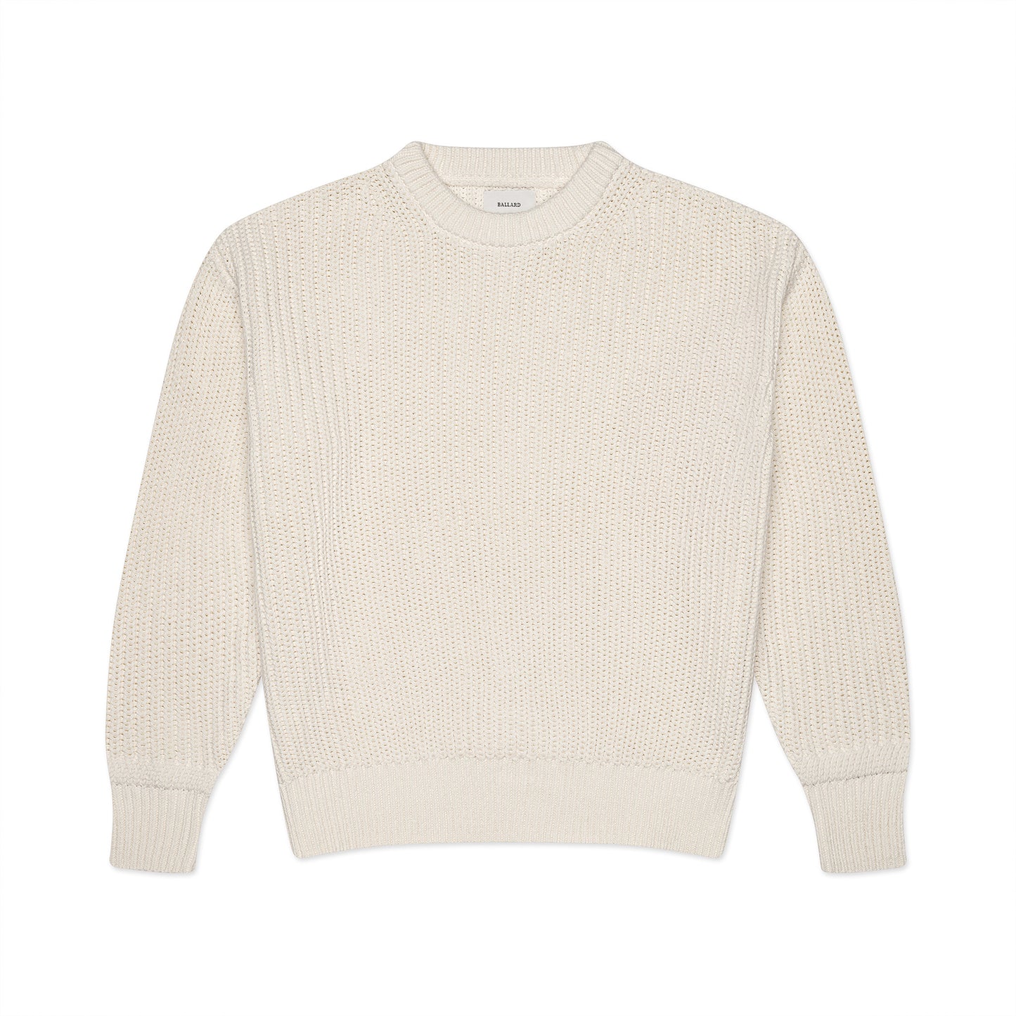 SALTER COTTON CREWNECK -     BONE